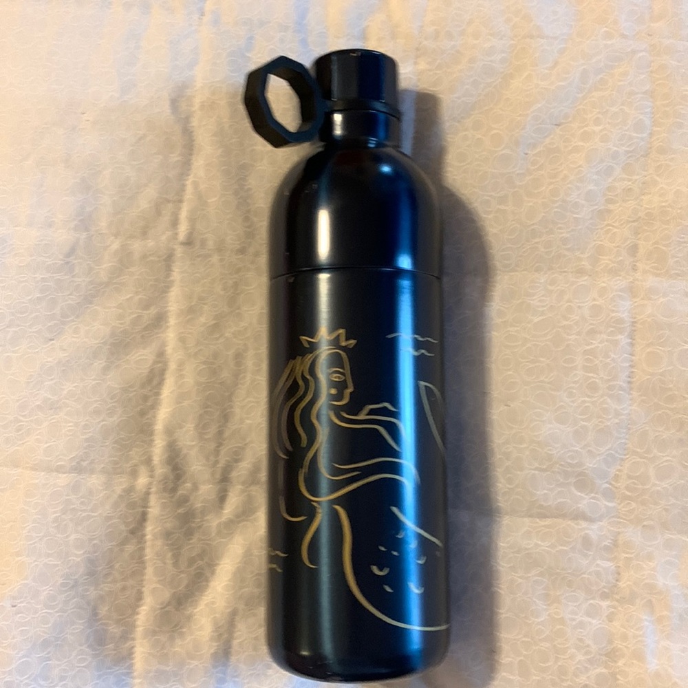 Starbucks Golden at Sea Mermaid Siren Stainless Steel Water 20oz-